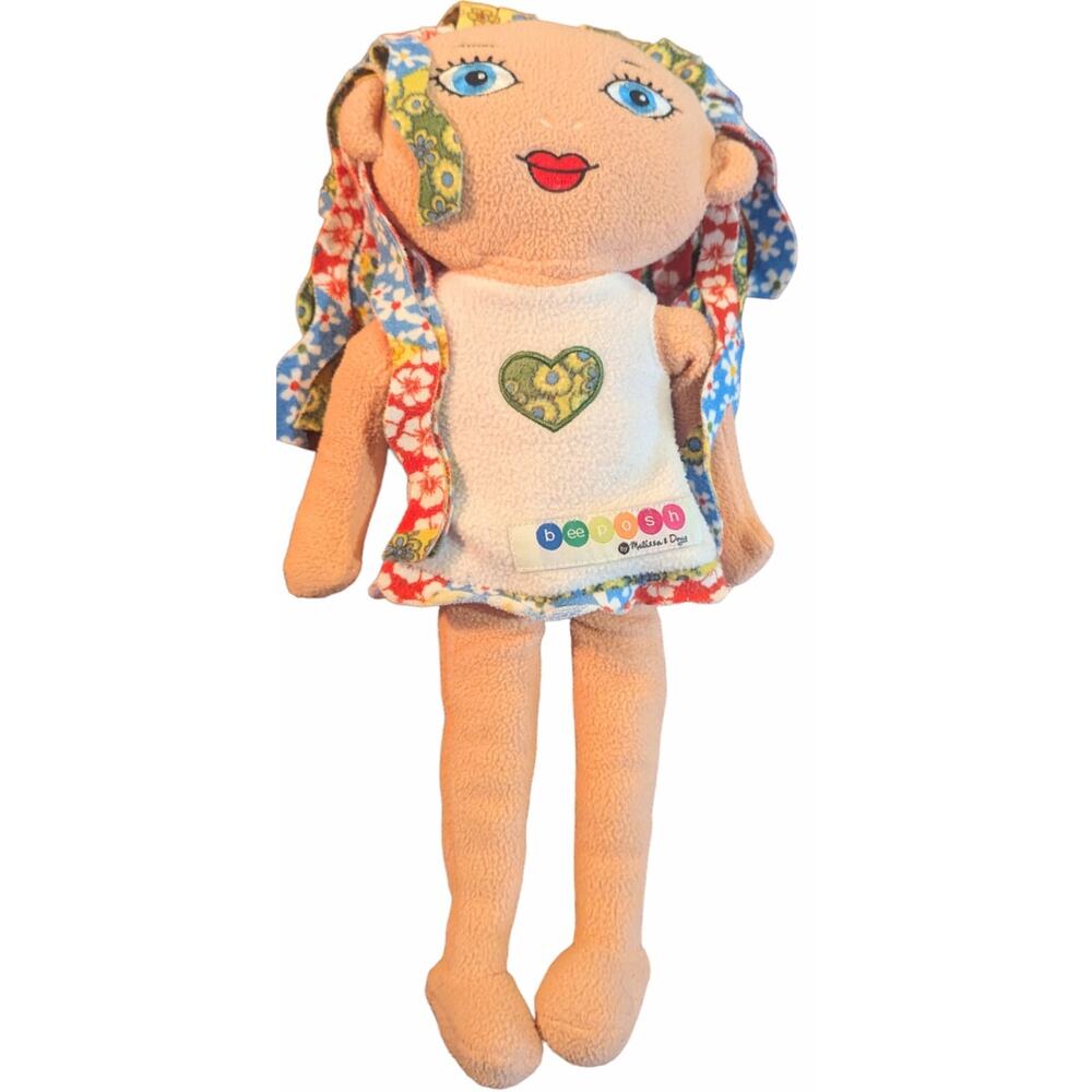 Melissa & Doug Beeposh Willow Stuffed Doll Soft Fleece Plush 16"